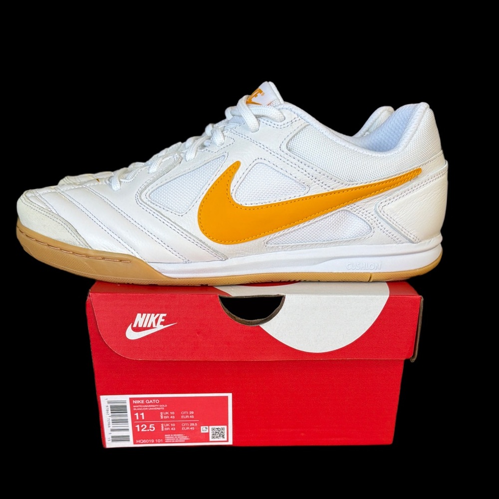 Nike GATO White/University Gold Men's size 11 *NEW*